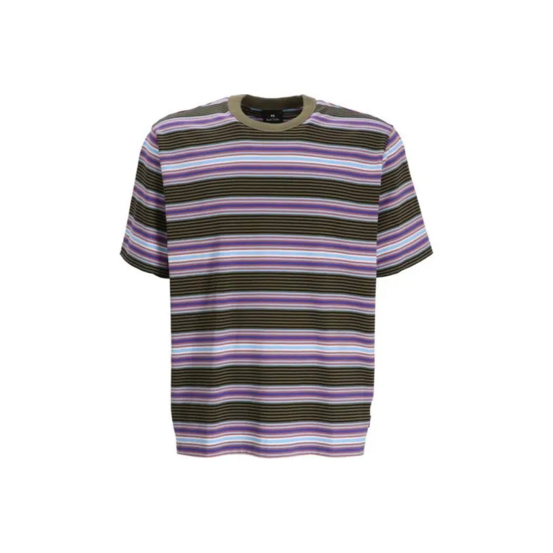 Paul Smith Striped Organic cotton T shirt-0