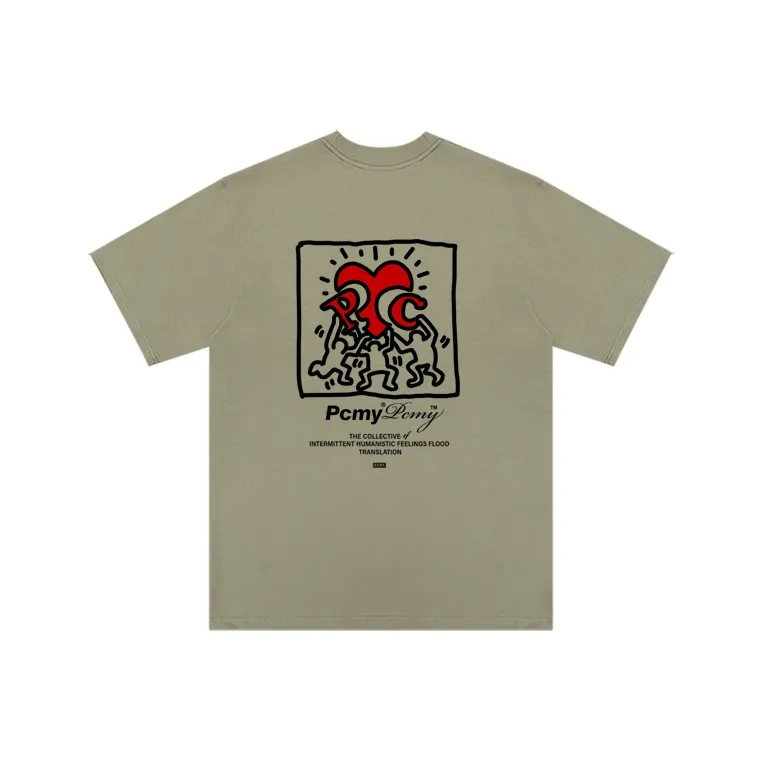 PCMY Short Sleeved T Shirts Unisex-5
