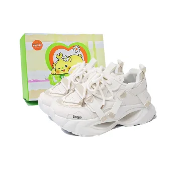 Budding Bear Anti Slip And Wear Resistant Lightweight Height Increasing Low Top Chunky Sneakers Women's