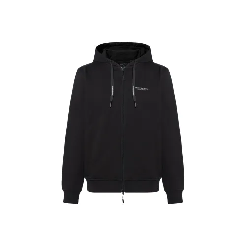 ARMANI EXCHANGE Logo print Zip front Hoodie