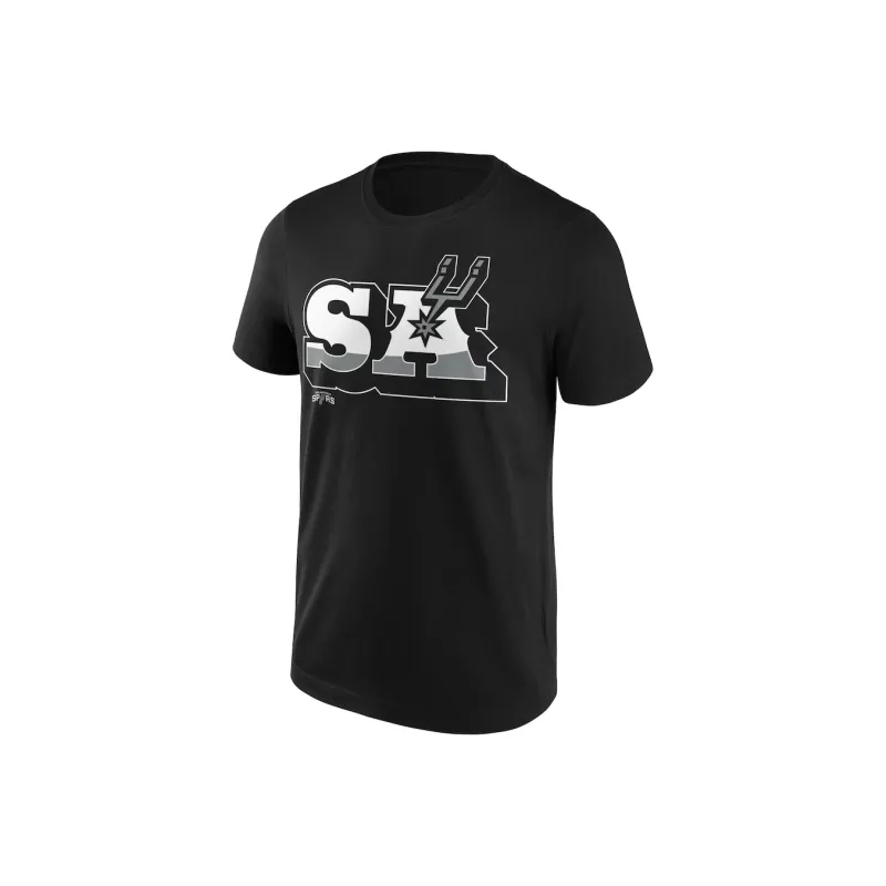 NBA San Antonio Spurs Iconic Hometown Graphic T-Shirt Men's Black-0
