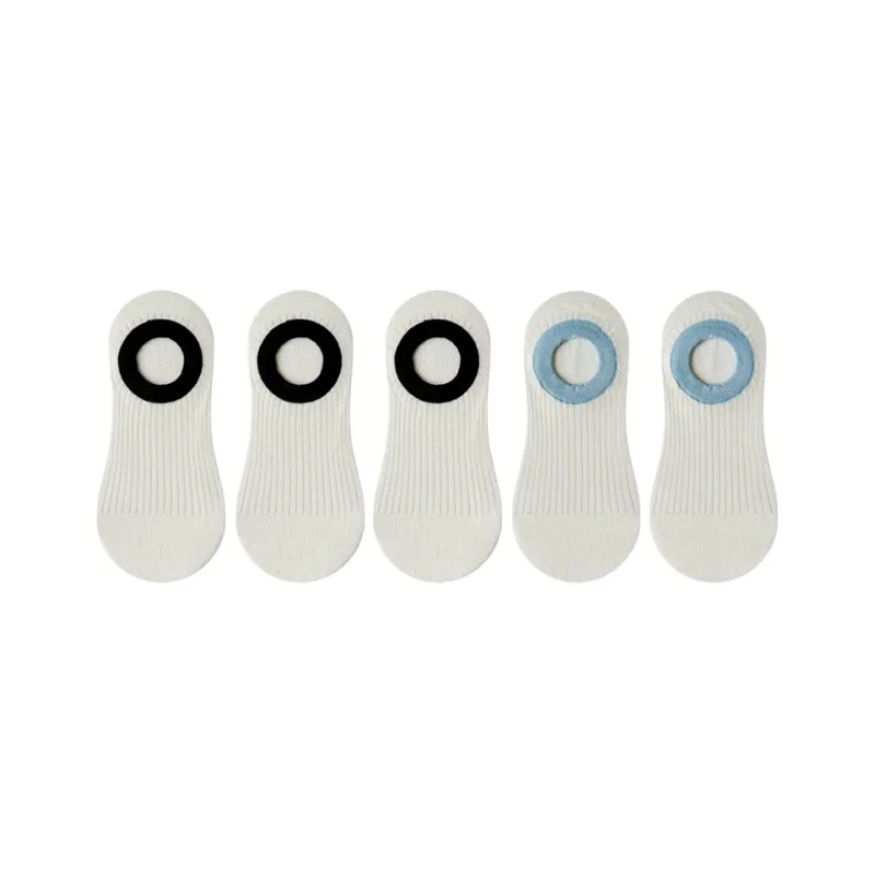 Top Melon No Show Socks Women's 5 Pack-20