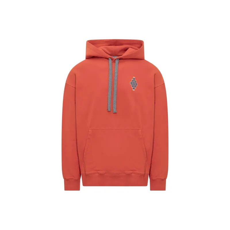 Marcelo Burlon County Of Milan Cross Motif Embroidered Hoodie-0