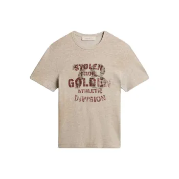 Golden Goose Logo Printed Crewneck T Shirt