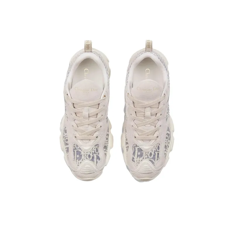 DIOR Vibe Low Top Casual Shoes Women's Beige-3