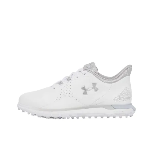 Under Armour Drive Fade Shock Absorbers With Slip Resistant Features Mid Top Golf Shoes Women's White