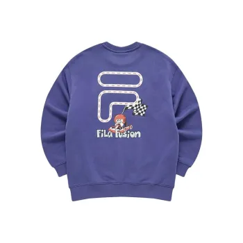 FILA FUSION FOB Series Sweatshirts Unisex LeDi Blue