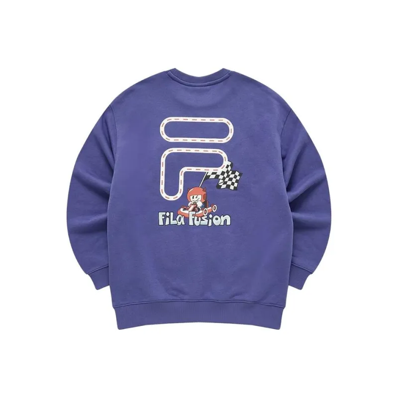 FILA FUSION FOB Series Sweatshirts Unisex LeDi Blue-0