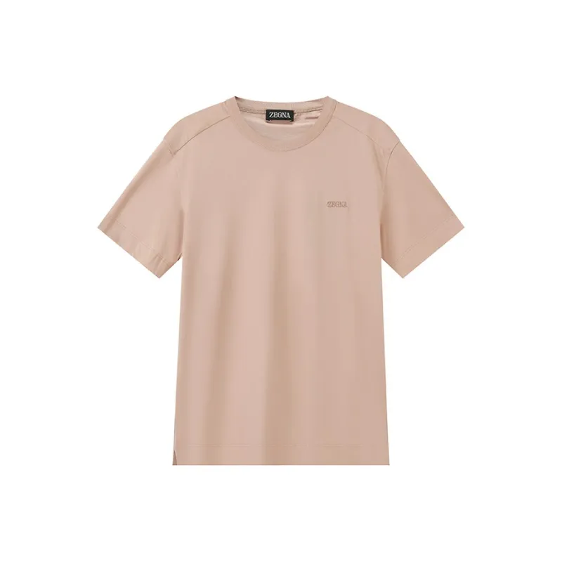 Zegna T Shirt Men's Cinnamon Pink-0