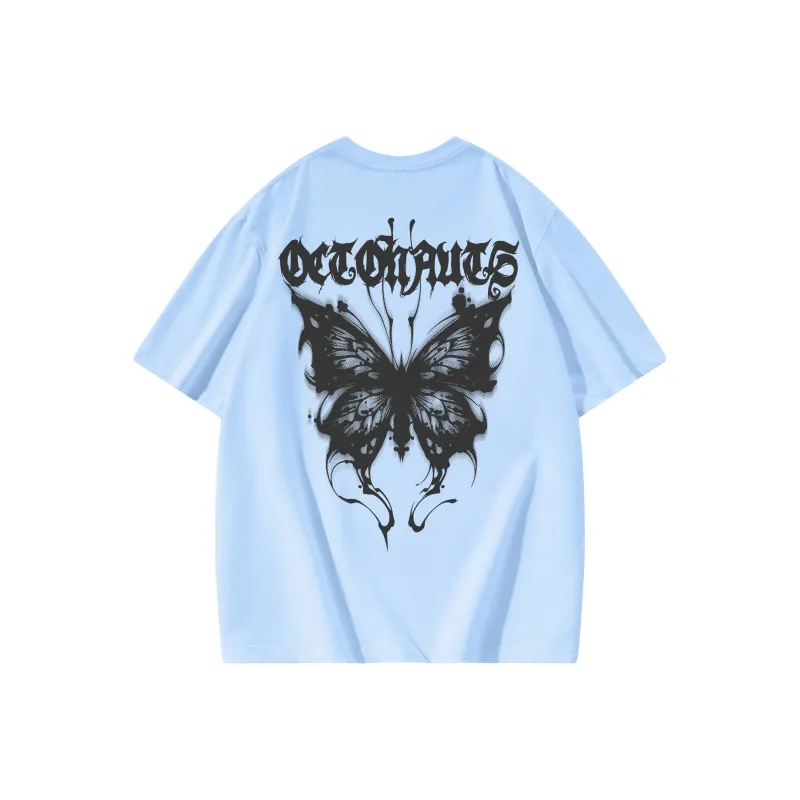 Small Columns Under The Sea Short Sleeved T Shirts Unisex White-20