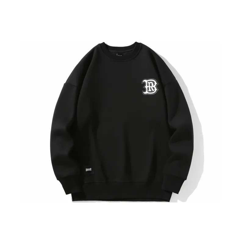 BRNR Crew Neck Loose Fit Sweatshirt Spring Fall Unisex-5