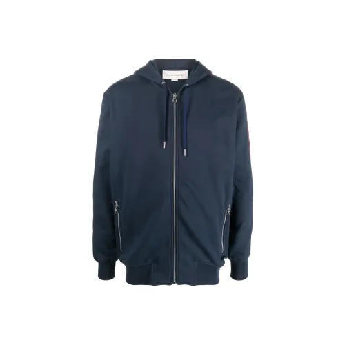 Alexander McQueen Sweatshirts Men Blue