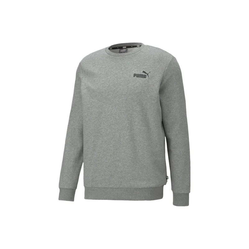 PUMA Sweat Logo Essentials Small Logo Homme Sweatshirt Men's Gray-0