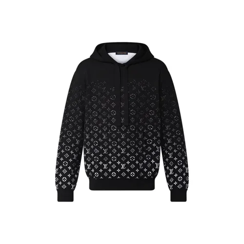 LOUIS VUITTON Monogram Gradient Cotton Hoodie