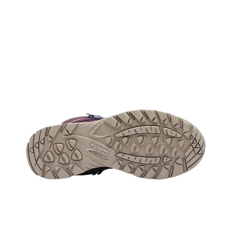 Columbia Water Resistant Support Mid Top Trekking Shoes Women's Fuchsia-3