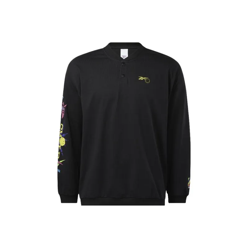 Smiley X Reebok Sweatshirts Unisex Black-0