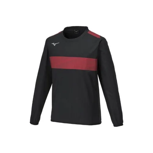 Mizuno Sweatshirt Unisex Black Red