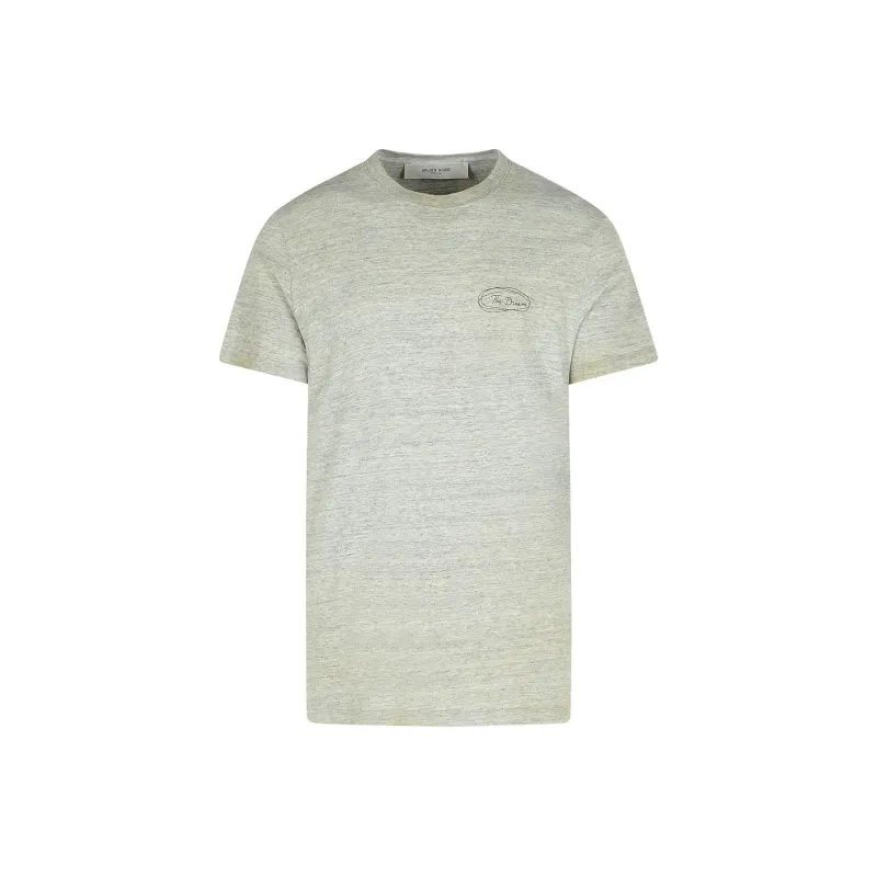 Golden Goose Handwriting Printed Crewneck T Shirt-0