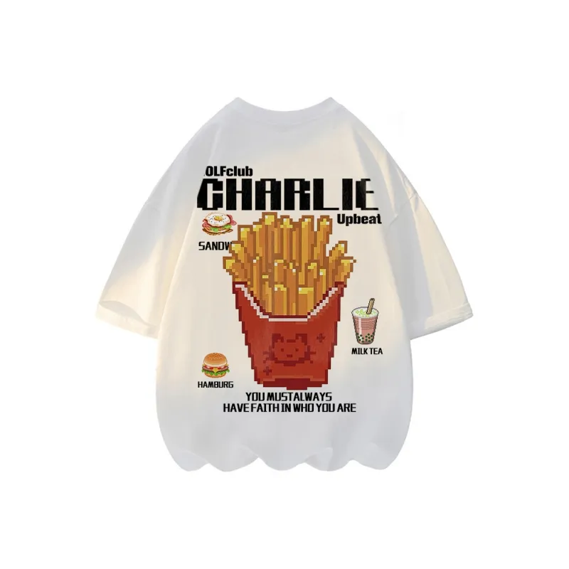 CHARLIE GOLF T Shirt Unisex White-0