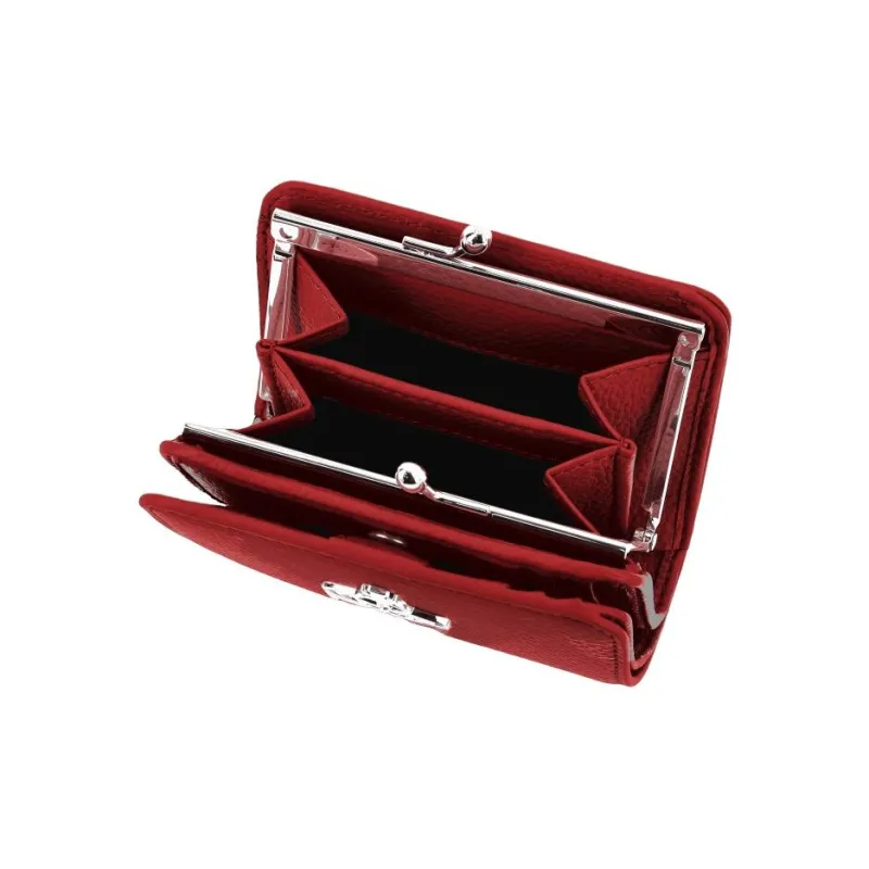 Vivienne Westwood Polyurethane Wallet Women's Red-5