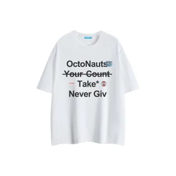 Small Columns Under The Sea T Shirt Unisex White Black