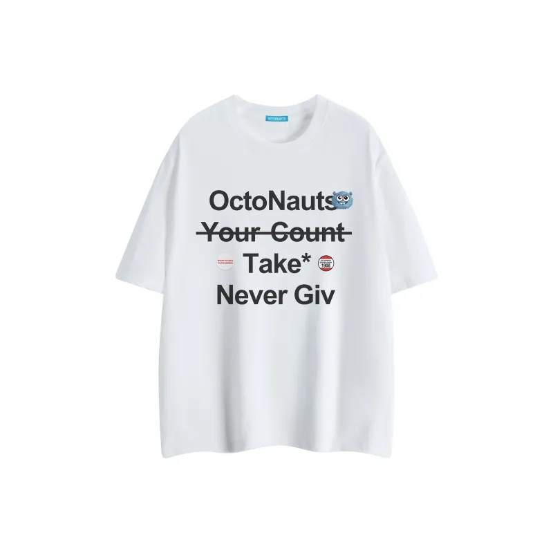 Small Columns Under The Sea T Shirt Unisex White Black-0