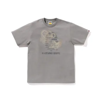A BATHING APE Tiger And Dragon Ape Head Tee