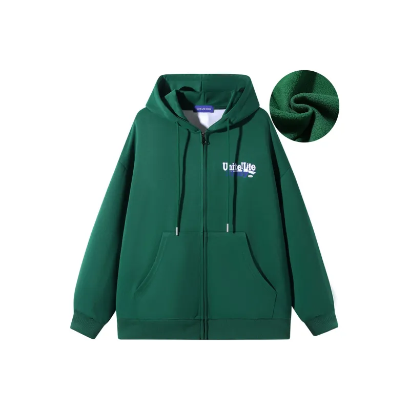 Unite Life HOODS Fall And Winter Sweatshirt Coat Unisex-22