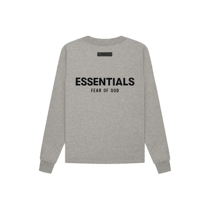 Fear of God Essentials Relaxed Crewneck SS22 Dark Oatmeal-0