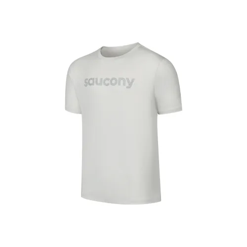 Saucony SS25 T Shirt Men's Mist Gray