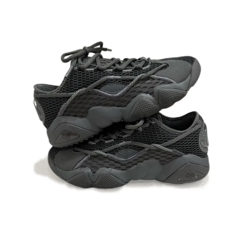PEAK State Pole 6371 Anti Slip And Wear Resistant Coverage Low Top Casual Shoes Men's Black-2