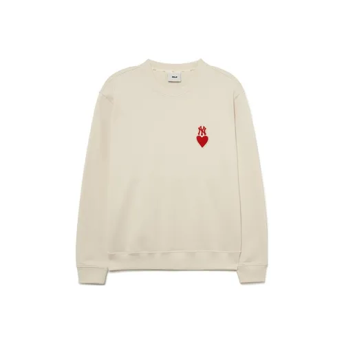 MLB New York Yankees Sweatshirts Unisex Cream