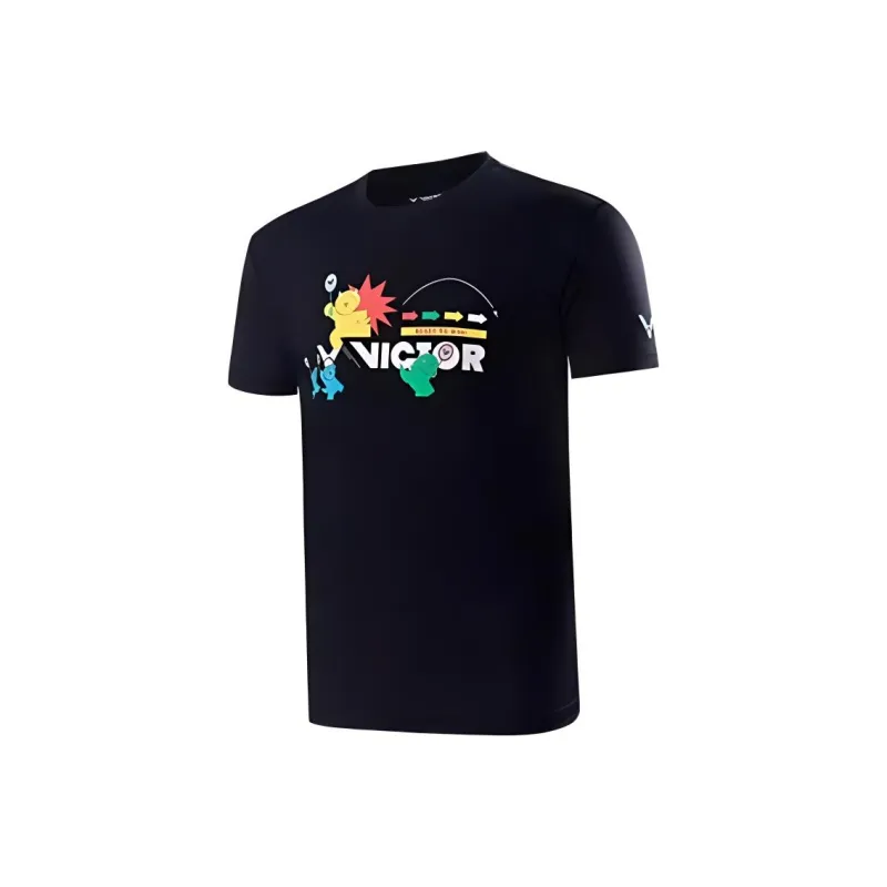 Victor T Shirts Unisex Black-0