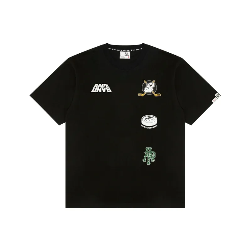 Aape Moonface Logo Universe T shirt-2