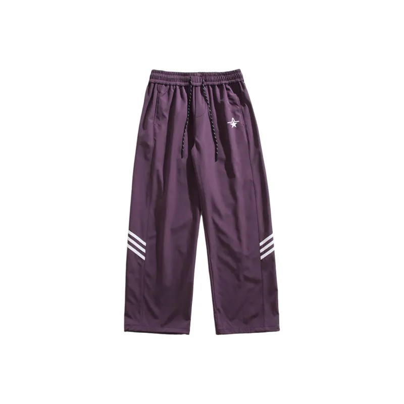 PENTAGONAL HEART Knitted Sweatpants Unisex-0