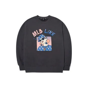 MLB LIKE Los Angeles Dodgers Sweatshirts Unisex Gray
