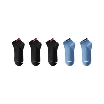 H YXIANG Mid Calf Socks Unisex 5 Pack