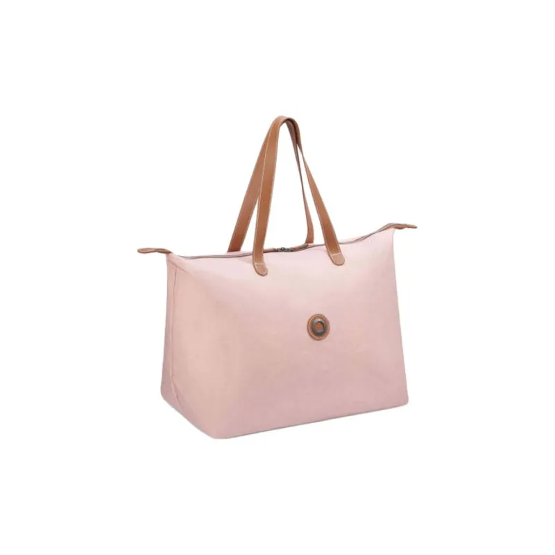 DELSEY Recycled Polyester Tote Bag Shopping Bag Handbag Unisex Pink-2