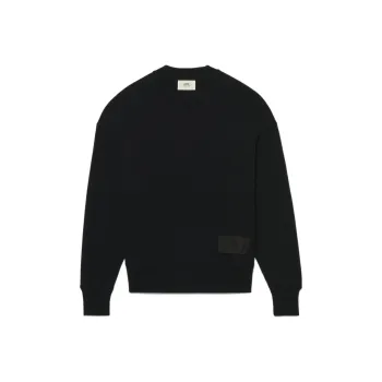 Ami Paris Ami De Coeur Satin Sweatshirt