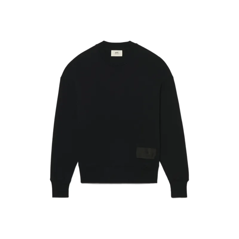 Ami Paris Ami De Coeur Satin Sweatshirt-0
