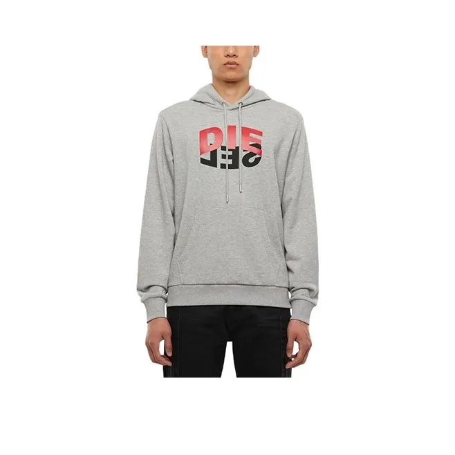 DIESEL Sweatshirts Men Gray-0