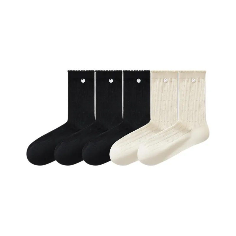 Temooues Mid Calf Socks Women's Combo Set-7
