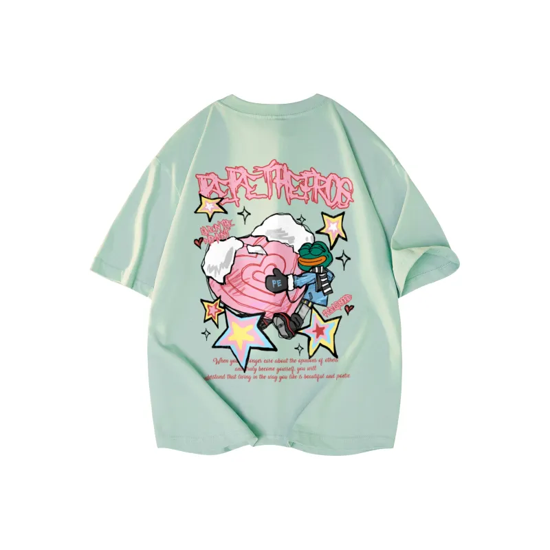 Pepe The Frog Short Sleeved T Shirts Unisex-6