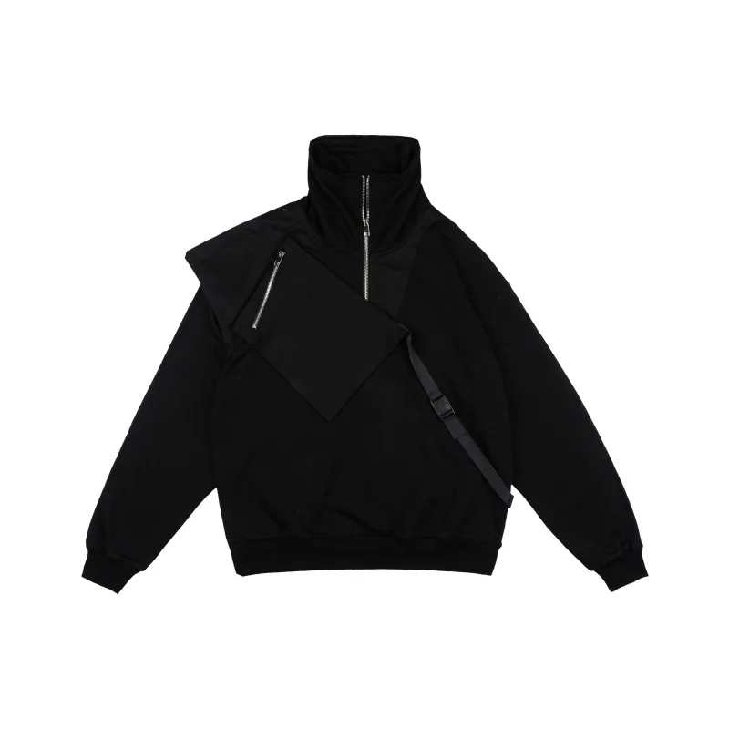 XINYINSU Sweatshirt Unisex Black-0