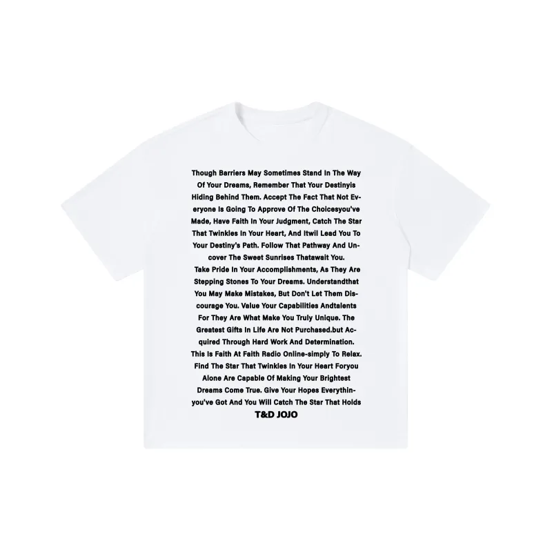 T&D JOJO T Shirts Unisex-0