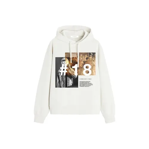 IH NOM UH NIT Hoodie 18 rmer With Logo Sweatshirt Men's White