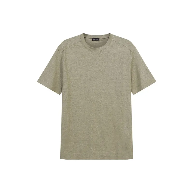 Zegna T Shirt Men's Olive Green-0