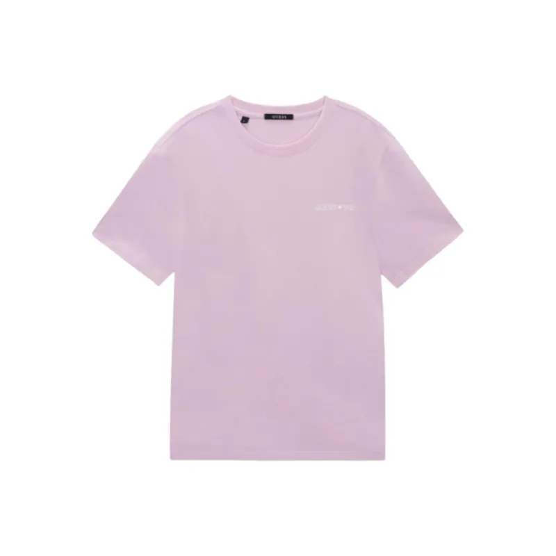 GUESS T Shirts Men Pink-0