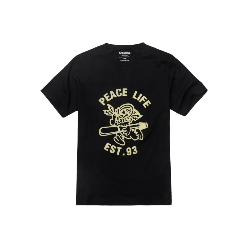 AKCLUB T Shirts Men Black-0