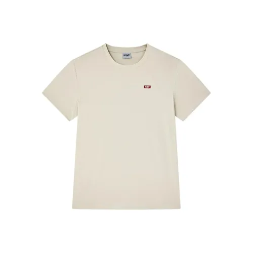 Pony T-Shirts Men Beige